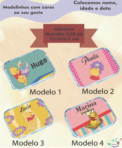 Adesivo Marmitinha 220 Ml-pooh