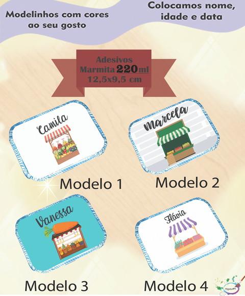 Adesivo Marmitinha 220 Ml-quitandinha