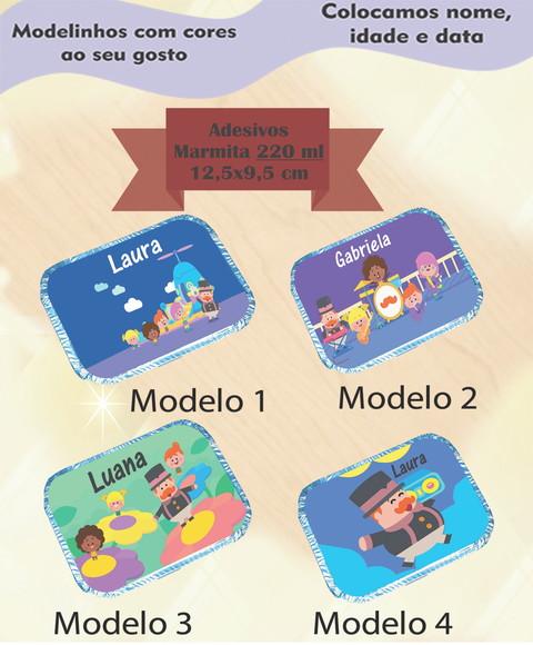 Adesivo Marmitinha 220 Ml-radio Bita