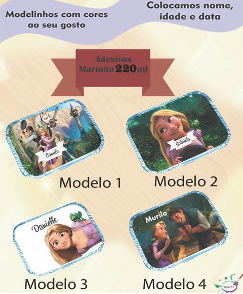 Adesivo Marmitinha 220 Ml-rapunzel