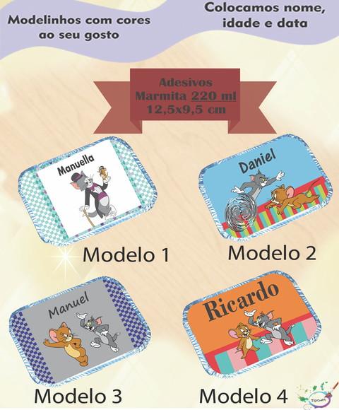 Adesivo Marmitinha 220 Ml-tom e Jerry