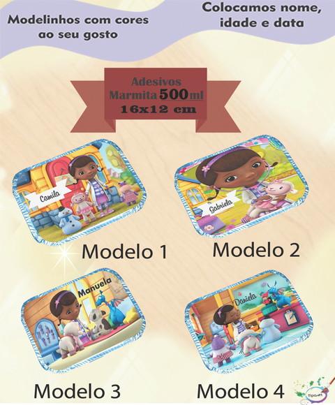 Adesivo Marmitinha 500 Ml- Doutora Brinquedos
