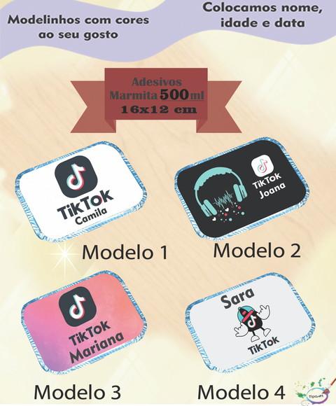 Adesivo Marmitinha 500 Ml- Tik Tok