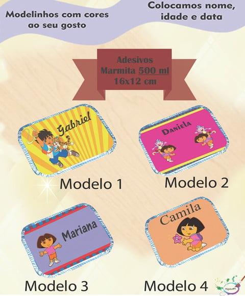 Adesivo Marmitinha 500 Ml-dora
