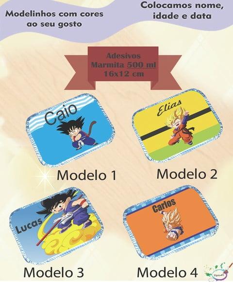 Adesivo Marmitinha 500 Ml-goku