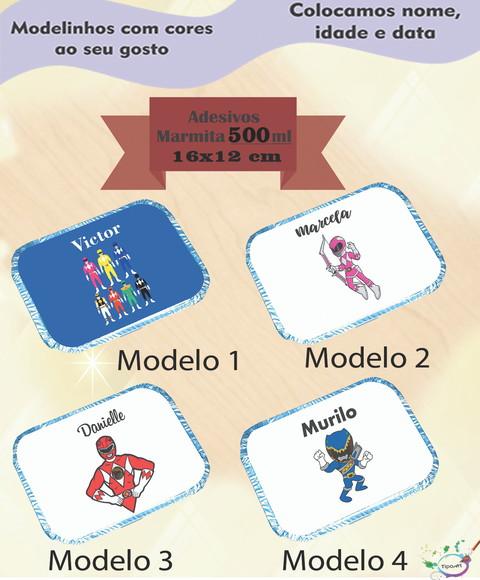 Adesivo Marmitinha 500 Ml-pawer Ranger