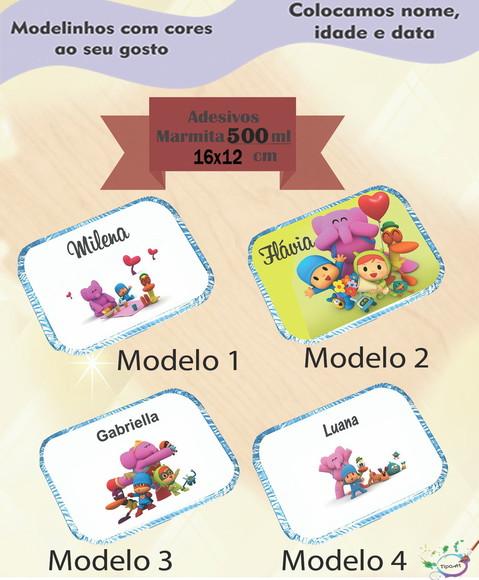 Adesivo Marmitinha 500 Ml-pocoyo