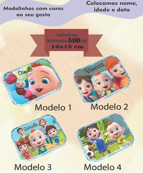 Adesivo Marmitinha 500 Ml-super Jojo