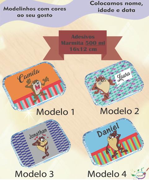 Adesivo Marmitinha 500 Ml-taz Mania
