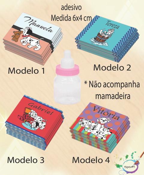 Adesivo Mini Mamadeira-101 Dalmatas