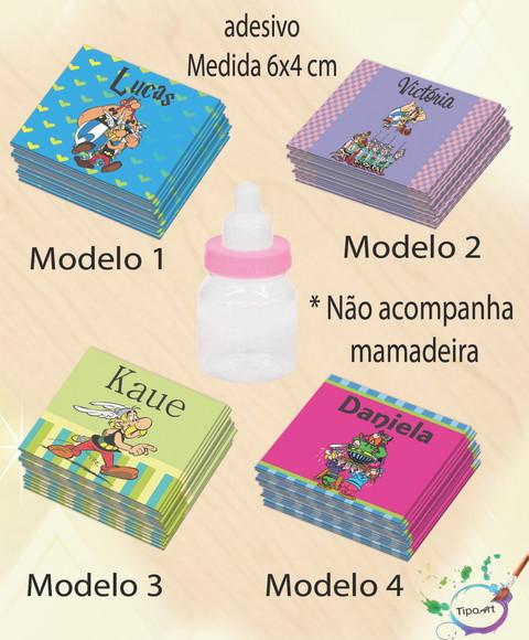Adesivo Mini Mamadeira-asterix