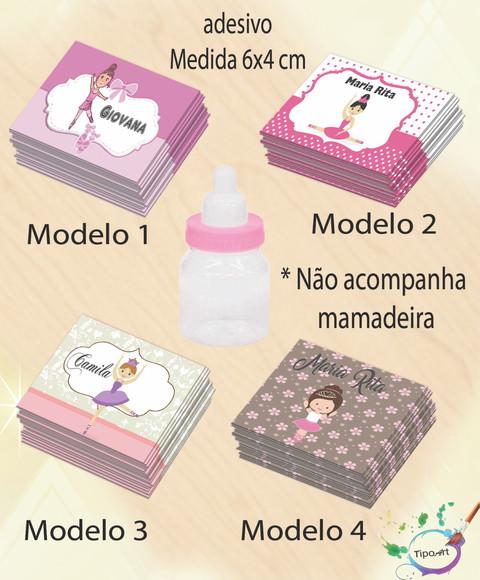 Adesivo Mini Mamadeira-bailarina