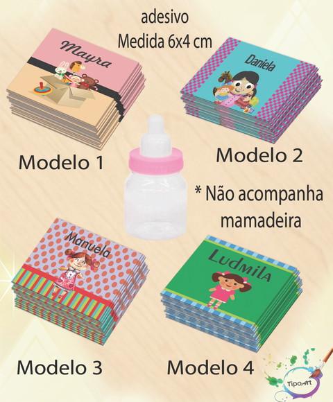 Adesivo Mini Mamadeira-boneca