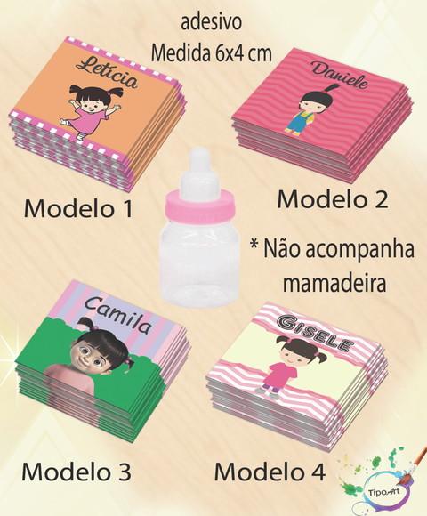 Adesivo Mini Mamadeira-boo