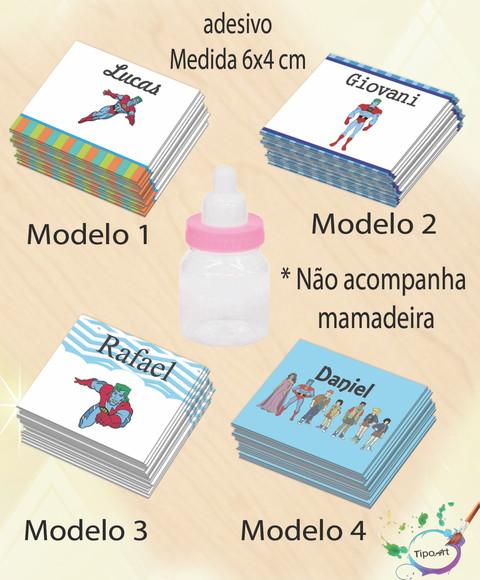 Adesivo Mini Mamadeira-capitão Planeta