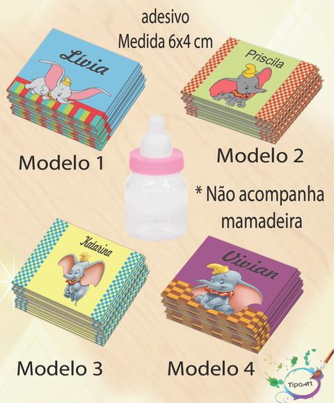 Adesivo Mini Mamadeira-dumbo