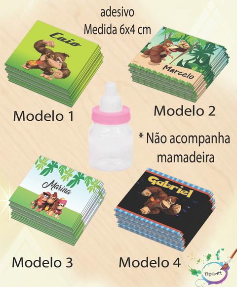 Adesivo Mini Mamadeira-donkey Kong