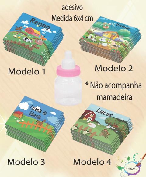 Adesivo Mini Mamadeira-fazendinha