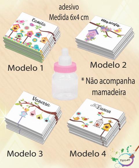 Adesivo Mini Mamadeira-jardim Encantado