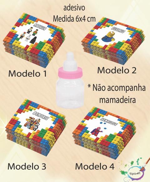 Adesivo Mini Mamadeira-lego