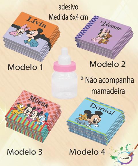 Adesivo Mini Mamadeira-mickey Baby