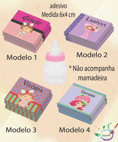 Adesivo Mini Mamadeira-moranguinho