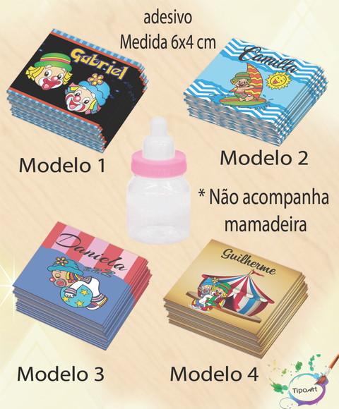 Adesivo Mini Mamadeira-patatí Patatá