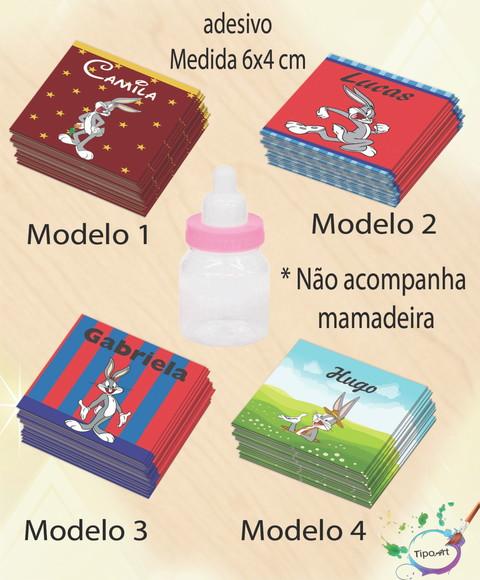 Adesivo Mini Mamadeira-pernalonga
