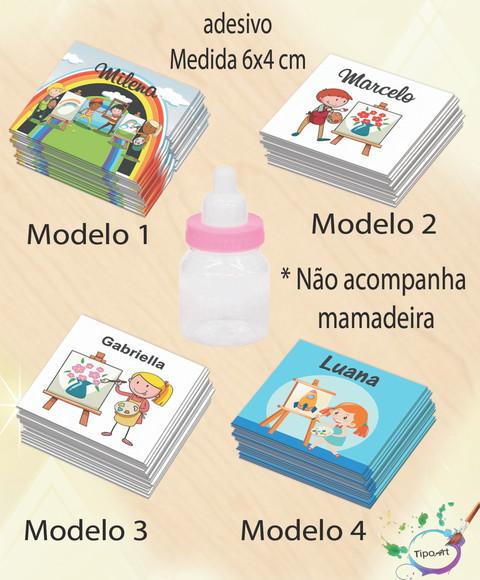 Adesivo Mini Mamadeira-pintando o 7
