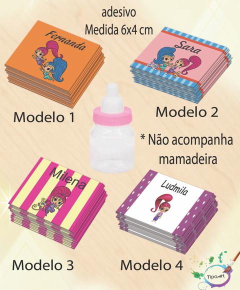 Adesivo Mini Mamadeira-shimmer Shine