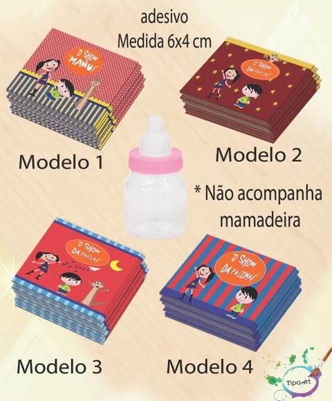 Adesivo Mini Mamadeira-show da Luna
