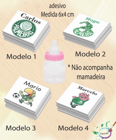Adesivo Mini Mamadeira-verdão