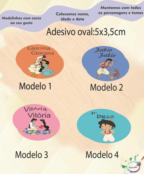 Adesivo Oval-aladim