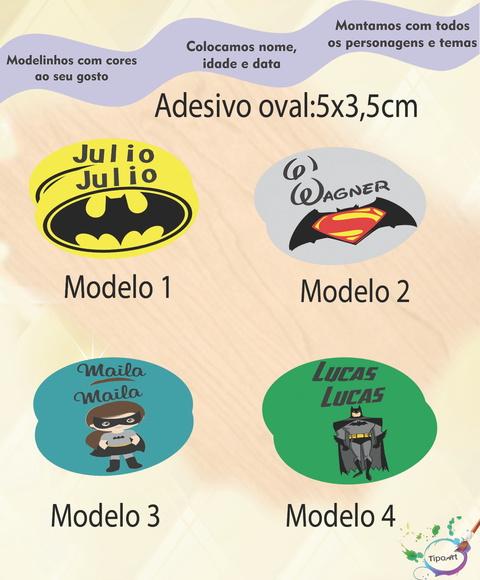 Adesivo Oval-batman