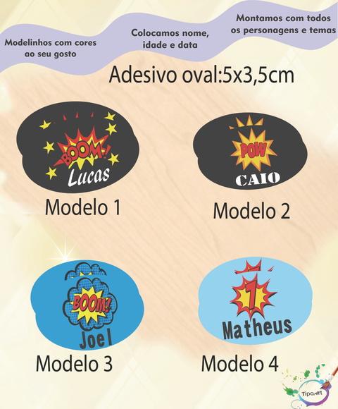 Adesivo Oval-bomba