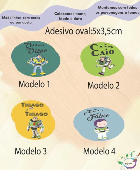 Adesivo Oval-buzz Lightyear