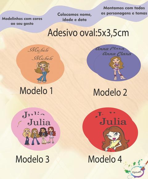 Adesivo Oval-bratz