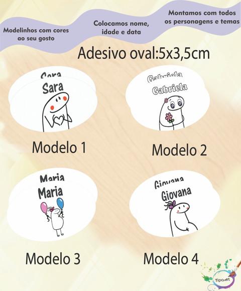Adesivo Oval-flork