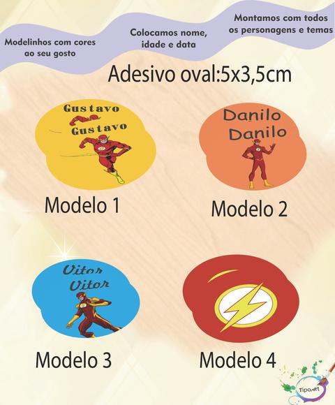 Adesivo Oval-flash