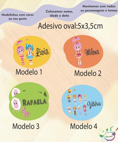 Adesivo Oval-lalaloopsy