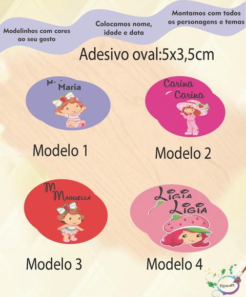 Adesivo Oval-moranguinho