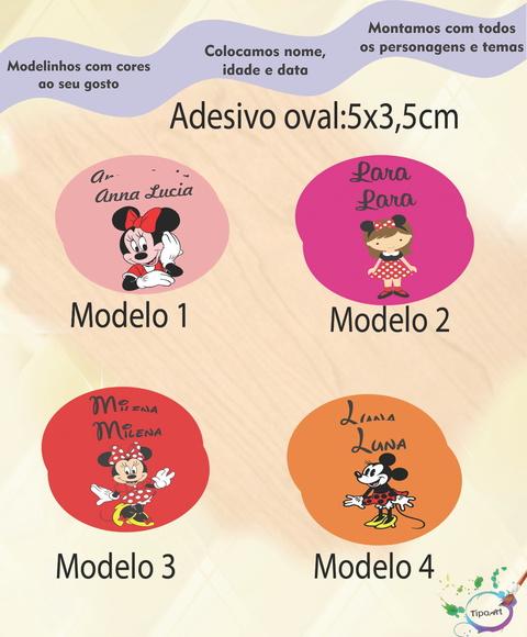 Adesivo Oval-minnie