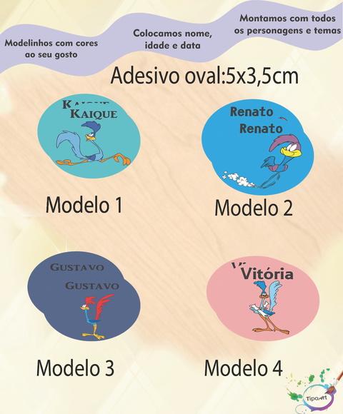 Adesivo Oval-papaleguas