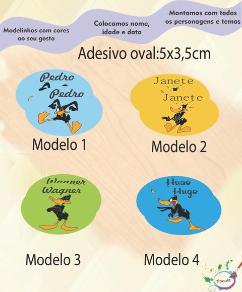 Adesivo Oval-patolino