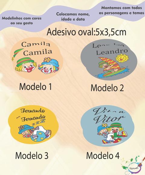 Adesivo Oval-patatí Patatá