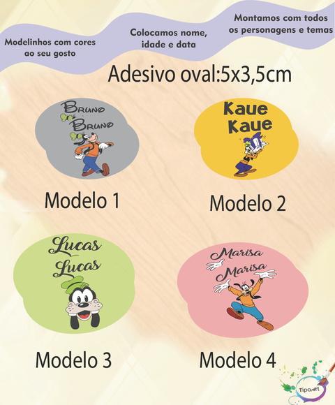 Adesivo Oval-pateta