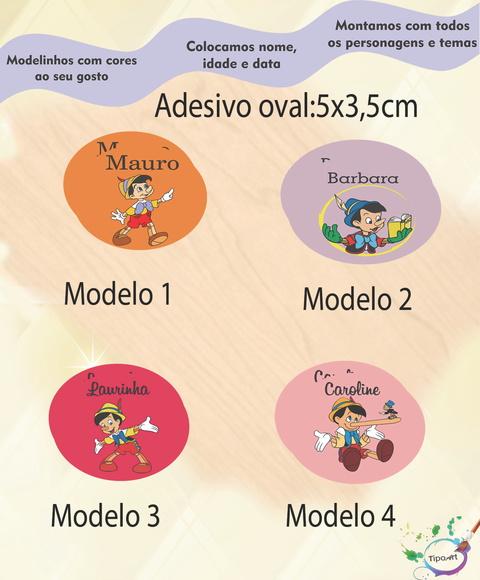 Adesivo Oval-pinoquio