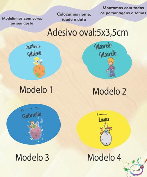 Adesivo Oval-pequeno Príncipe