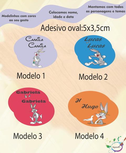Adesivo Oval-pernalonga