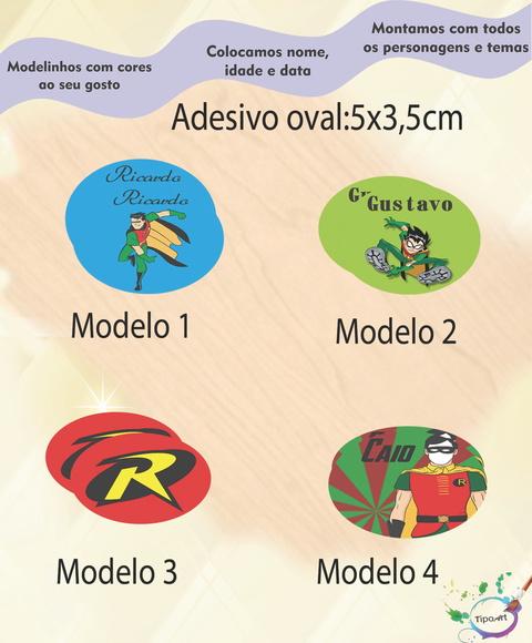 Adesivo Oval-robin